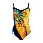 Kobiety ONE PIECE BEACHWEAR | Feba Swimwear MODELUJĄCY - Kostium kąpielowy - modelujący energetyczny orange/wielokolorowy - NR00683