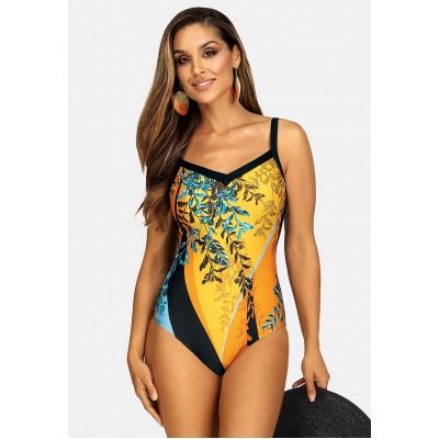 Kobiety ONE_PIECE_BEACHWEAR | Feba Swimwear MODELUJĄCY - Kostium kąpielowy - modelujący  energetyczny orange/wielokolorowy - NR00683