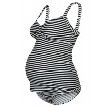 Kobiety ONE_PIECE_BEACHWEAR | JoJo Maman Bébé Kostium kąpielowy - black/white stripe/czarny - CF09384