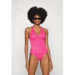Kobiety ONE PIECE BEACHWEAR | Marks & Spencer HALT TIE FRONT - Kostium kąpielowy - pink/różowy - YV44368