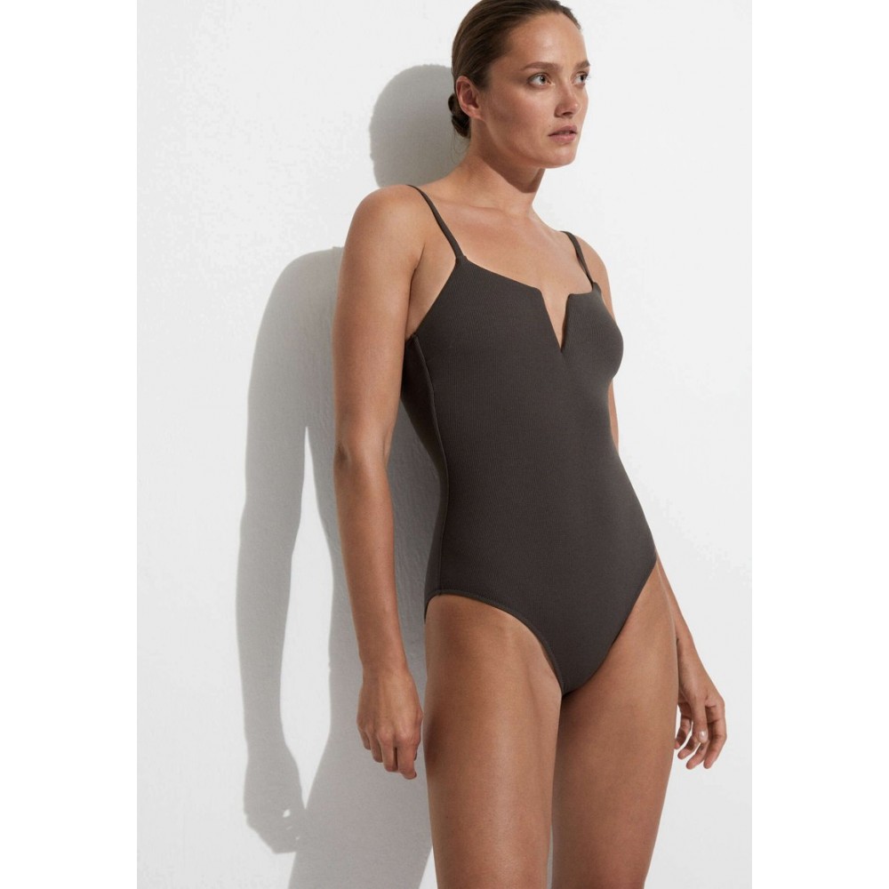 Kobiety ONE PIECE BEACHWEAR | OYSHO Kostium kąpielowy - brown/brązowy - YM11969