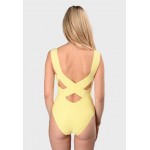 Kobiety ONE PIECE BEACHWEAR | Pain de Sucre SOYA - Kostium kąpielowy - yellow/żółty - QN14144