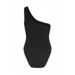 Kobiety ONE PIECE BEACHWEAR | Pieces ONE SHOULDER - Kostium kąpielowy - black/czarny - OS44242