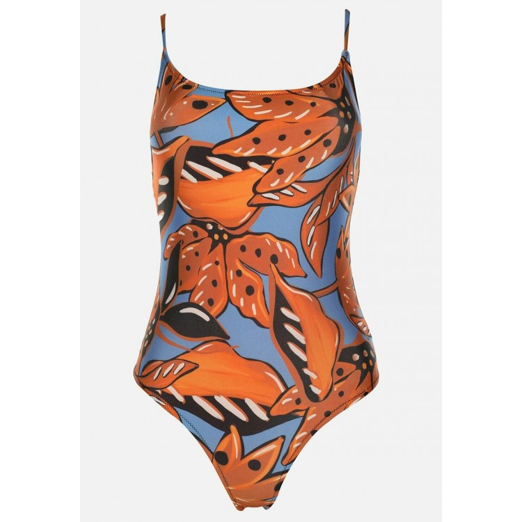 Kobiety ONE PIECE BEACHWEAR | Trendyol Kostium kąpielowy - multicolored/biały - QN09616