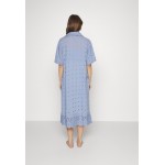 Kobiety BEACH ACCESSORIES | Becksöndergaard JULIETTE ANGLAISE DRESS - Akcesoria plażowe - cashmere blue/niebieski - HV11721
