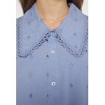 Kobiety BEACH ACCESSORIES | Becksöndergaard JULIETTE ANGLAISE DRESS - Akcesoria plażowe - cashmere blue/niebieski - HV11721