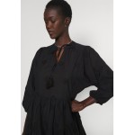Kobiety BEACH ACCESSORIES | Seafolly BORA BORA FLORA EMBROIDERY TIERED DRESS - Akcesoria plażowe - black/czarny - AR65985