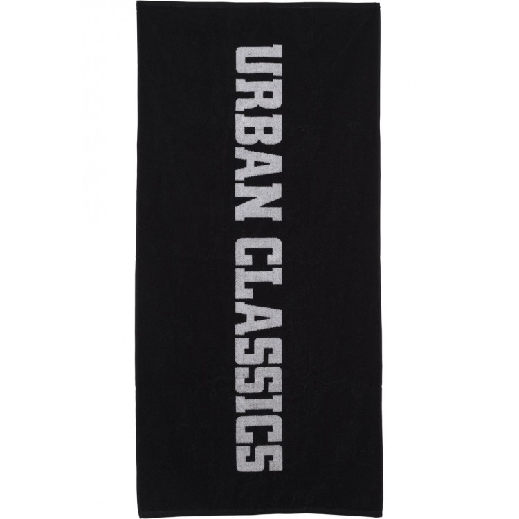 Kobiety BEACH ACCESSORIES | Urban Classics 2-TONE - Ręcznik plażowy - black/white/czarny - JI15975