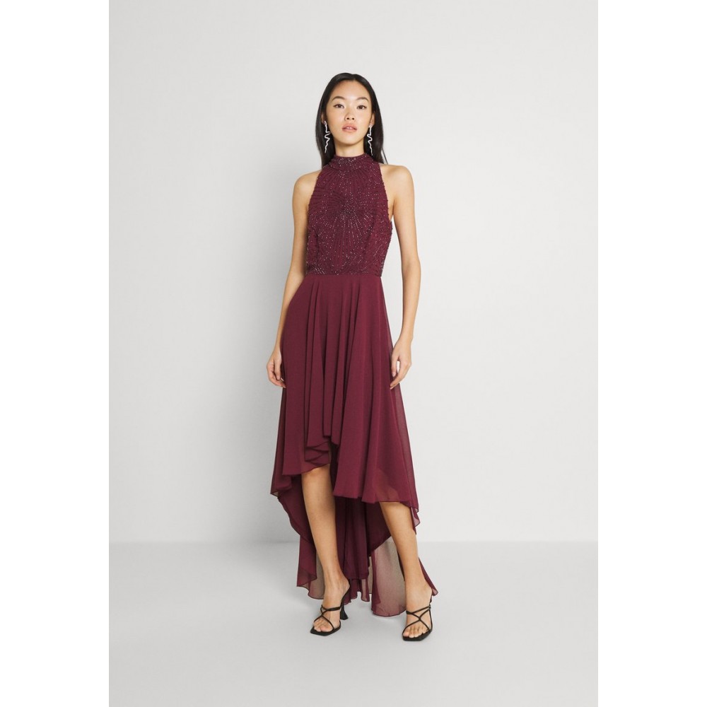 Kobiety DRESS | Lace & Beads AVERY DRESS - Suknia balowa - burgundy/bordowy - UZ89576