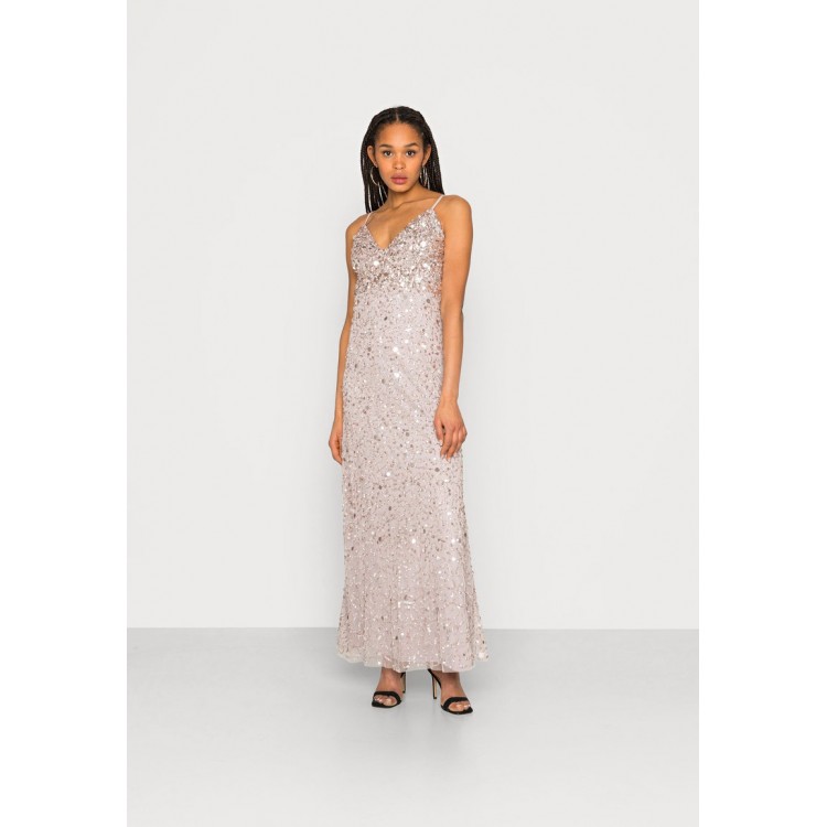 Kobiety DRESS | Lace & Beads GLORIA - Suknia balowa - mink/liliowy - NV42871