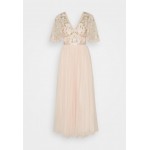 Kobiety DRESS | Needle & Thread SHIMMER PRIMROSE BODICE ANKLE GOWN - Suknia balowa - petal pink/white/różowy - WC02227