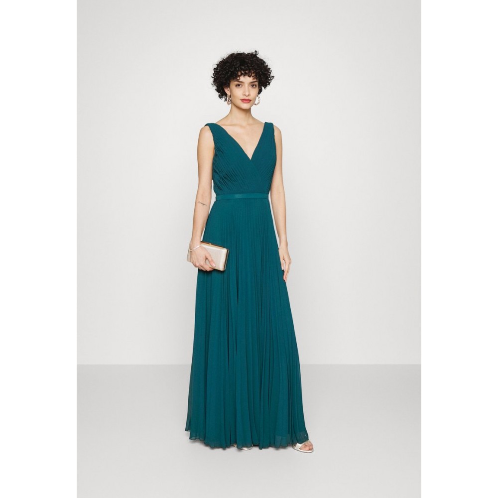 Kobiety DRESS | Swing Suknia balowa - smaragd/ciemnozielony - ZH01958