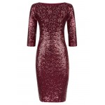 Kobiety DRESS | HotSquash Sukienka koktajlowa - dark red/czerwony - KP80165
