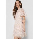 Kobiety DRESS | Needle & Thread EMILANA SHORT SLEEVE DRESS - Sukienka koktajlowa - petal pink/różowy - MW26509