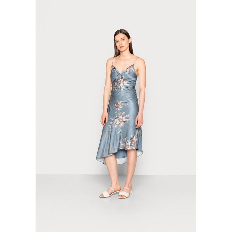 Kobiety DRESS | AllSaints ALEXIA KUROYURI DRESS - Sukienka koktajlowa - blue/wielokolorowy - TG10688