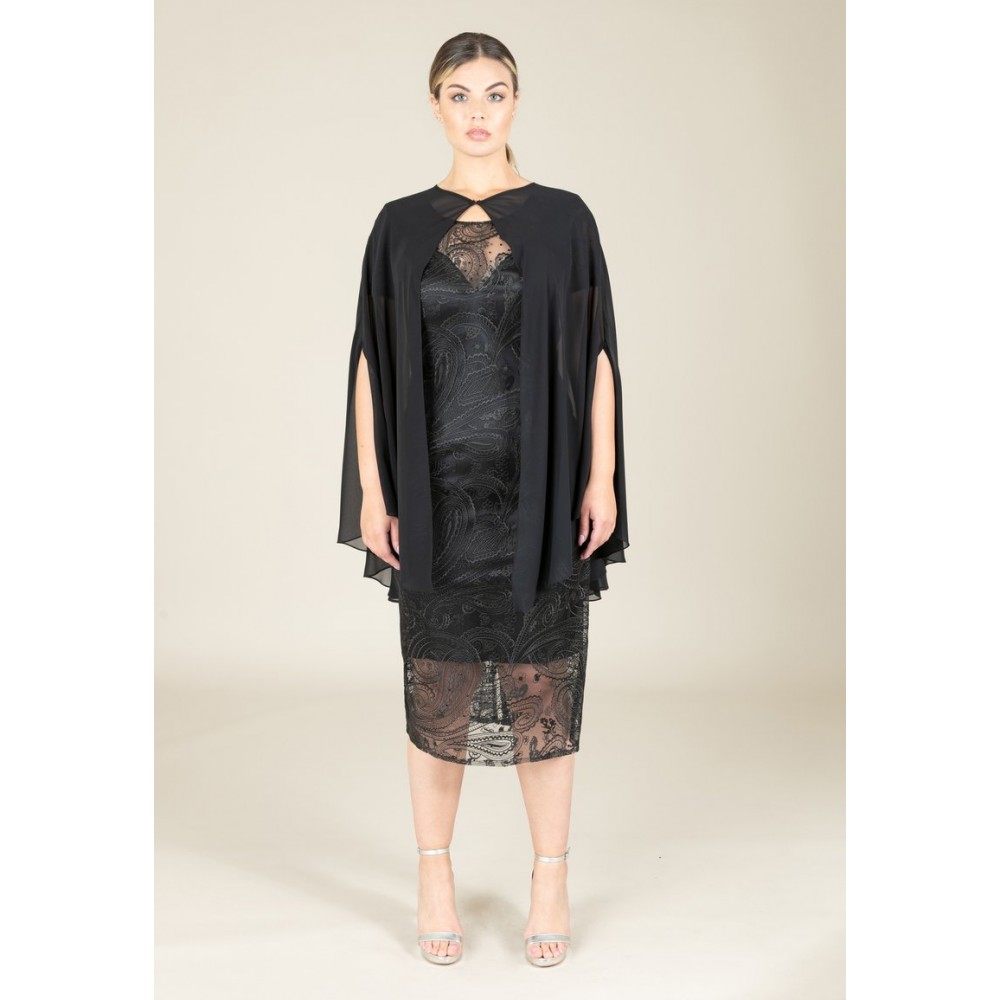 Kobiety DRESS | Bianca Brandi My Size Sukienka koktajlowa - black/czarny - XF10409