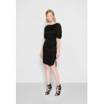 Kobiety DRESS | DESIGNERS REMIX ALICE TIE DRESS - Sukienka koktajlowa - black/czarny - QD28049