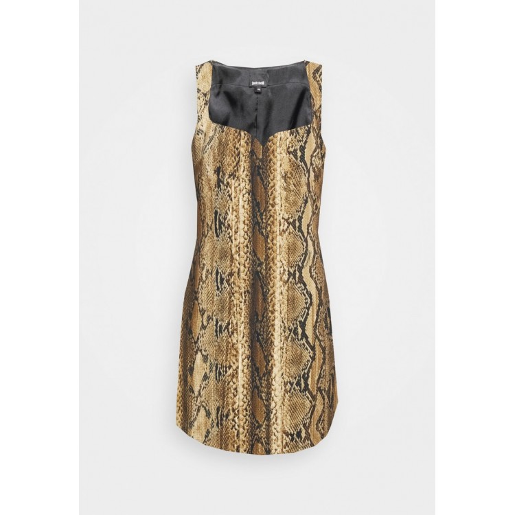 Kobiety DRESS | Just Cavalli Sukienka koktajlowa - natural variant/brązowy - PA16400