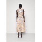 Kobiety DRESS | Lauren Ralph Lauren PLEATED METALLIC FLORAL DRESS - Sukienka koktajlowa - blush/sage multi/różowy - SK21699