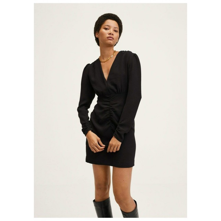 Kobiety DRESS | Mango Sukienka koktajlowa - zwart/czarny - FA33714