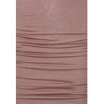 Kobiety DRESS | Missguided Petite SLINKY RUCHED - Sukienka koktajlowa - mauve - NM54611