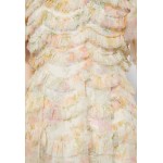 Kobiety DRESS | Needle & Thread SUNRISE BLOOM SHORT SLEEVE MINI DRESS - Sukienka koktajlowa - moonshine/mleczny - DE01195