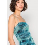 Kobiety DRESS | Nly by Nelly PRINT DRESS - Sukienka koktajlowa - ocean abstract/niebieski - EB93072