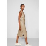 Kobiety DRESS | Proenza Schouler White Label V-NECK DRESS - Sukienka koktajlowa - taupe/brązowy - MU79586