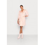 Kobiety DRESS | Selected Femme SLFNAJA SHORT DRESS - Sukienka koktajlowa - chalk pink/różowy - QQ12034