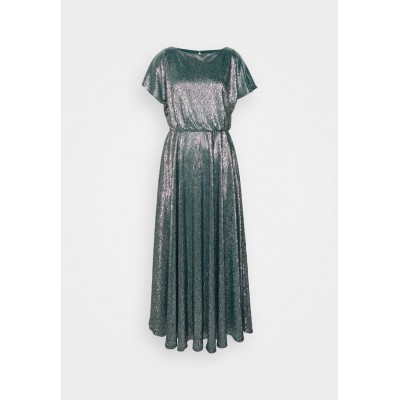 Kobiety DRESS | Swing Sukienka koktajlowa - smaragd/ciemnozielony - LE09936