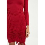 Kobiety DRESS | Trendyol PARENT - Sukienka koktajlowa - burgundy/bordowy - ES98856
