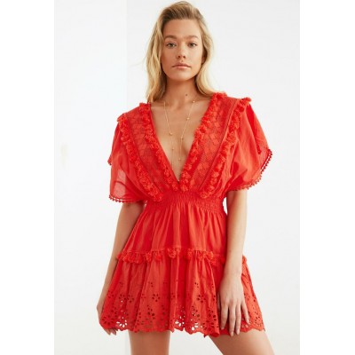 Kobiety DRESS | Trendyol Sukienka koktajlowa - red/czerwony - DF46674