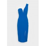 Kobiety DRESS | WAL G. GIGI ONE SLEEVE MIDI DRESS - Sukienka koktajlowa - royal blue/niebieski - YG94977