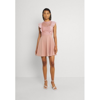 Kobiety DRESS | WAL G. HUMERA LACE SKATER DRESS - Sukienka z dżerseju - blush pink/różowy - VW66383