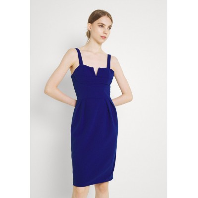Kobiety DRESS | WAL G. IMAANI STRAPPY MIDI DRESS - Sukienka koktajlowa - electric blue/jasnoniebieski - EU64247