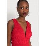 Kobiety DRESS | WAL G. TAYLOR V NECK SKATER DRESS - Sukienka koktajlowa - red/czerwony - ZD51554