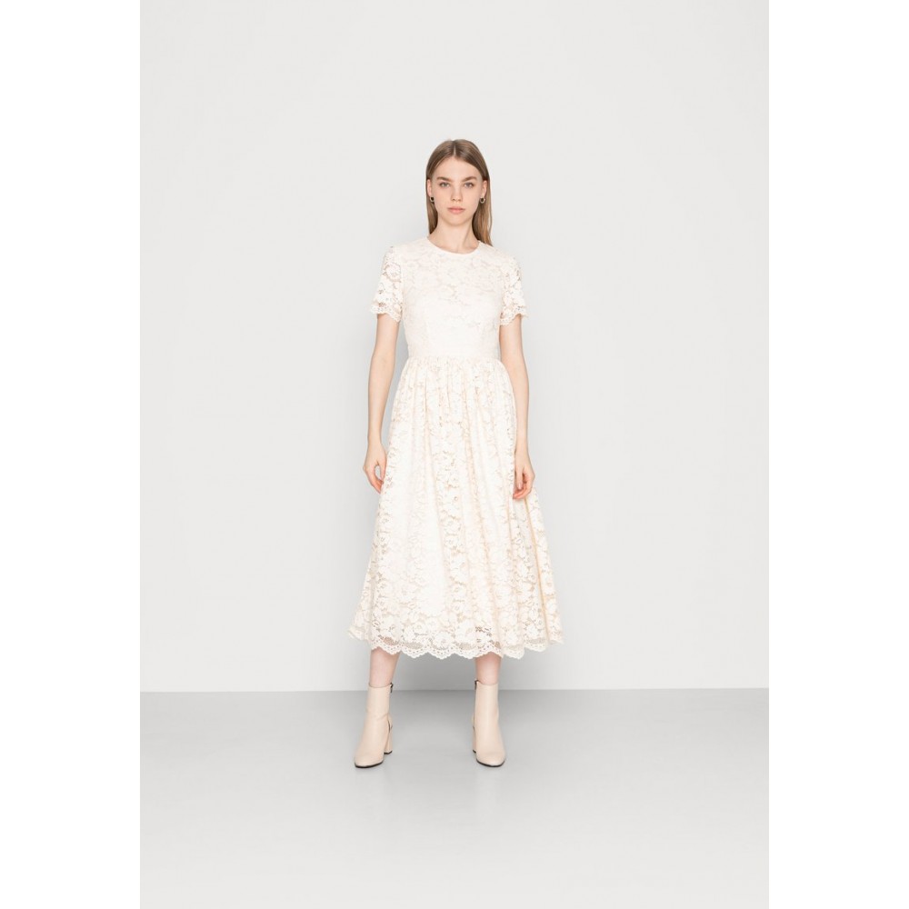 Kobiety DRESS | YAS YASKAT LONG DRESS CELEB - Sukienka koktajlowa - antique white/biały - SU58191