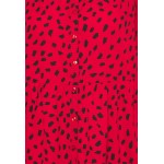 Kobiety DRESS | CAPSULE by Simply Be TIERED SMOCK SHIRT DRESS - Sukienka koszulowa - red/czerwony - CZ05768
