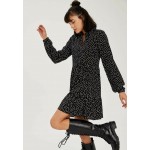Kobiety DRESS | DeFacto FIT AND FLARE - Sukienka koszulowa - black/czarny melanż - LM43499