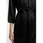 Kobiety DRESS | DreiMaster DREIMASTER BARADELLO - Sukienka koszulowa - schwarz/czarny - AL88760