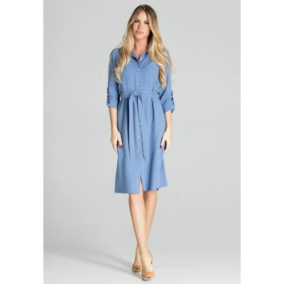 Kobiety DRESS | Figl Sukienka koszulowa - blue/niebieski - CA22927
