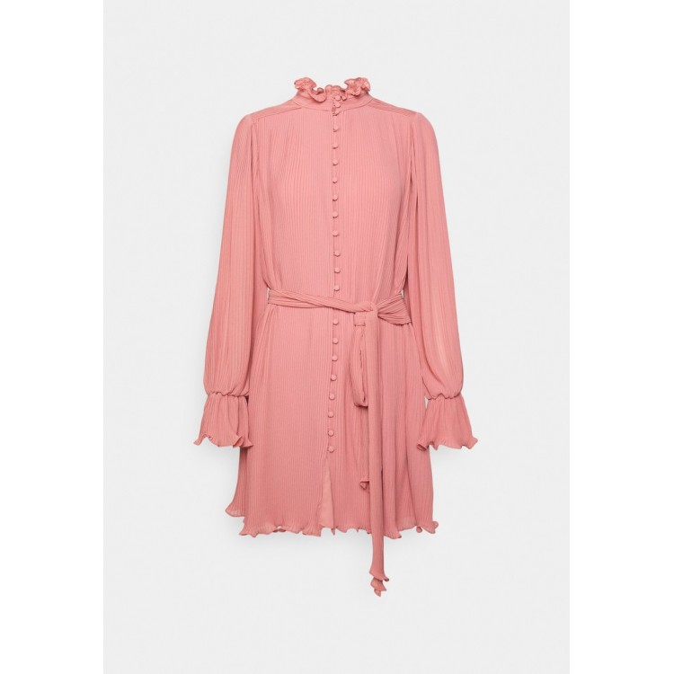 Kobiety DRESS | Forever New KAYA PLEATED MINI DRESS - Sukienka koszulowa - blush/jasnoróżowy - XT97565
