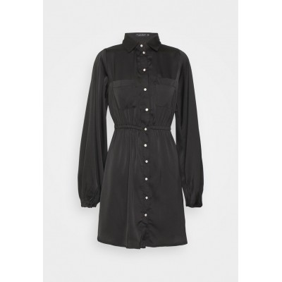 Kobiety DRESS | IN THE STYLE JAC JOSSA UTILITY SHIRT DRESS - Sukienka koszulowa - black/czarny - MP42015