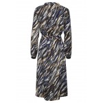 Kobiety DRESS | Kaffe BPSABINA - Sukienka koszulowa - chalk/blue leaf strokes/niebieski - EI48757