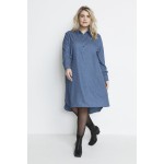 Kobiety DRESS | Kaffe Curve KCALBERTE - Sukienka koszulowa - blue mirage/niebieskoszary - AC73889