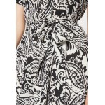 Kobiety DRESS | Lauren Ralph Lauren PAISLEY GEORGETTE DRESS - Sukienka koszulowa - black/cream/czarny - FF10005