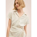 Kobiety DRESS | Mango NIEVE - Sukienka koszulowa - open beige/beżowy - SO87188