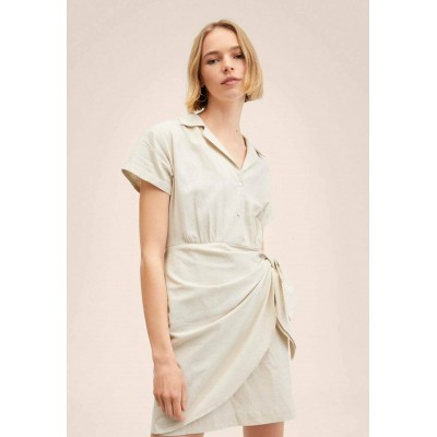 Kobiety DRESS | Mango NIEVE - Sukienka koszulowa - open beige/beżowy - SO87188