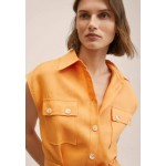 Kobiety DRESS | Mango PEPPER - Sukienka koszulowa - mandarijn/pomarańczowy - QT87089