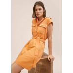 Kobiety DRESS | Mango PEPPER - Sukienka koszulowa - mandarijn/pomarańczowy - QT87089
